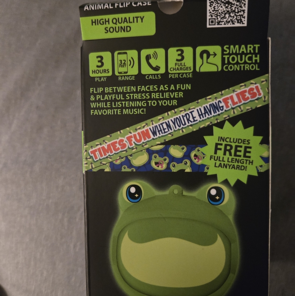 Gadget Gear Flip Budz Animal Flip Case TWS Wireless Ear Budz Free Lanyard Hp🔥🔥 - Picture 3 of 4